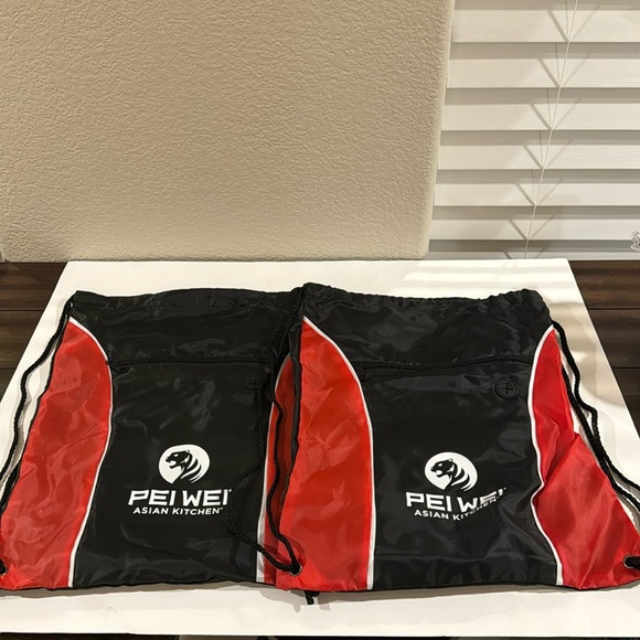 Pei Wei Drawstring Bags Set of 2 - Picture 1 of 3